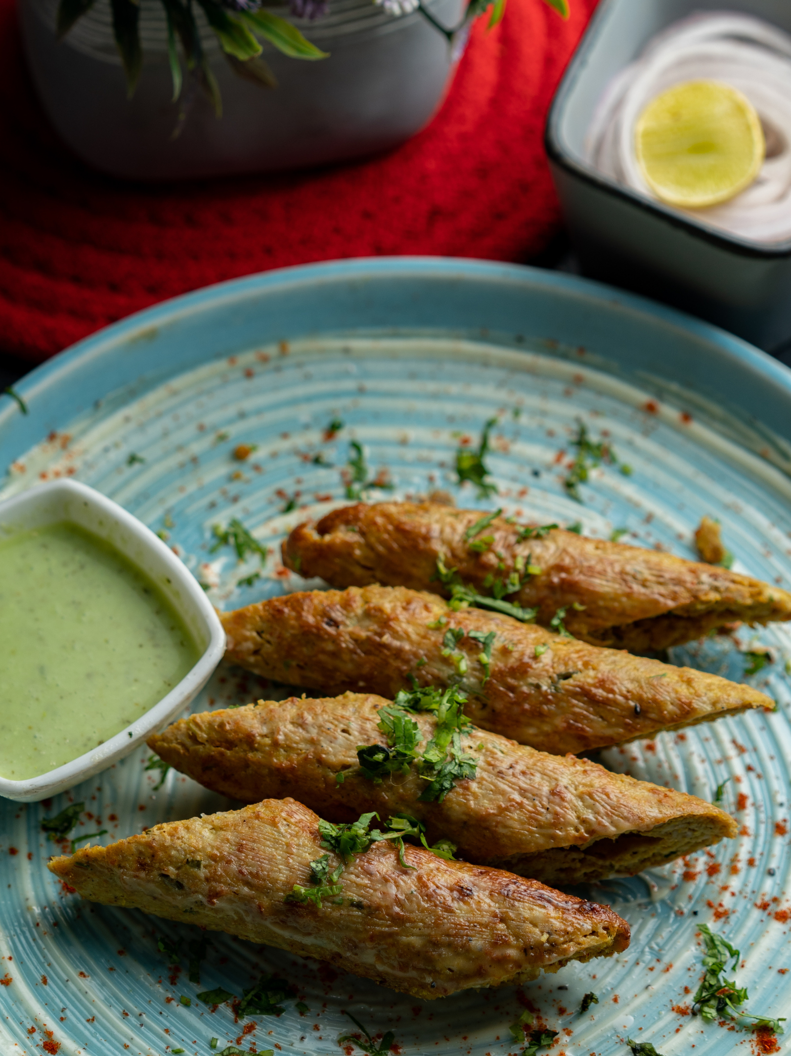 chicken seekh kebab